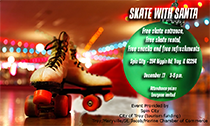 Skate with Santa at Spin City in Troy IL Skate with Santa at Spin City in Troy IL