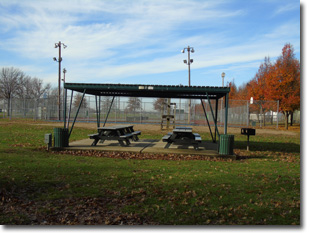 Pavilion #4 at Tri Township Park in Troy, Illinois Available for Rental for Large Groups in Illinois