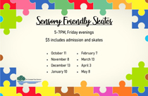 Sensory Friendly Skate Sessions at Tri-Township Park Activity Center
