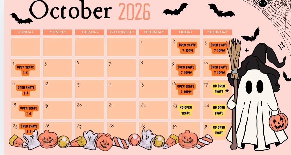 October Calendar from Tri-Township Park
