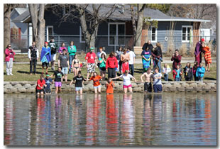  Polar Bear Plunge at Tri Township Park in Troy, Illinois - IL