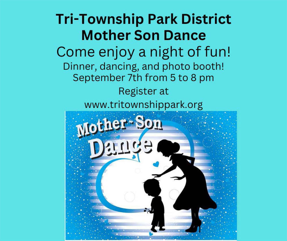 Mother Son Dance at the Activity Center in Tri-Township Park in Troy IL